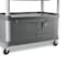 Rubbermaid Commercial Brushed Aluminum/Structural Foam, 300 lb Load Capacity, 3 Shelves, 20" W FG409400GRAY - alternate 5